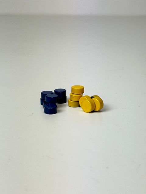 Kit of 14 magnets to tactic boards